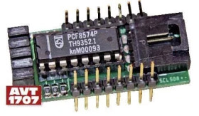 DIO_Expander - moduł ekspandera portów dla AVTduino, KIT AVT1707