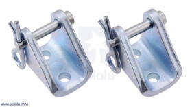Pololu Mounting Bracket Pair for Glideforce Light-Duty Linear Actuators - Steel - 2 pieces