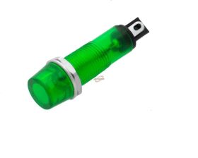 KONTROLKA NEONOWA fi9-10mmG 230V