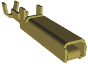 Zacisk zagniatany Żeński TE Connectivity Dynamic 3000 28AWG 0.08mm² Obudowa złącza Dynamic 3000
