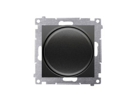 SIMON 54 Ściemniacz naciskowo-obrotowy czarny (moduł) DS9T.01/49 KONTAKT SIMON