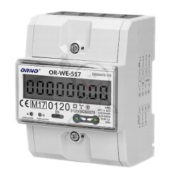 TH-35 licznik 3f 80/ 5A 4m LCD MID RS Orno WE-517