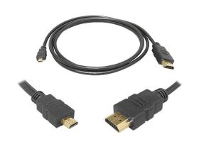 Kabel HDMI - MICRO HDMI GOLD 4K 1.4 FULL HD 3M