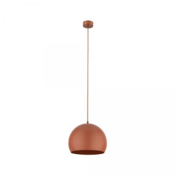Lampa wisząca pojedyncza z kloszem w kształcie kopuły – ZOE BRICK M E27 10175 TK Lighting