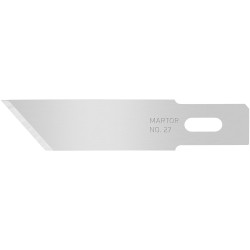 Martor 27.50 Graphics Steel Blade 43.5mm 10 Pieces Sharp Cutting Edge