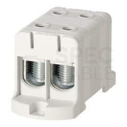 Złączka szynowa 2-torowa Al/Cu 16-95mm2 na TH35 szary FJ-E95/2 HEDO