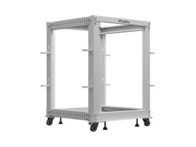Open rack 19 15u 600x600-1100 regulowany szary Lanberg OR01-6115-S