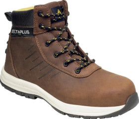 Trzewiki z nubuku skórzanego, wkładka z poliestru, podeszwa z kauczuku, kolor Brązowy, rozmiar: 40, SAGA2S3SMA40