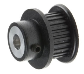 Koło pasowe rozrządu, materiał: Aluminium, PC wypełniane szkłem, Z: 24, otwór: 5mm, sz. paska: 6mm