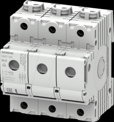 5SG7133 MINIZED, Switch disconnector with Fuse, D02, 3-pole, In: 63 A, U