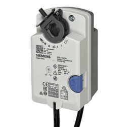 Siłownik przepustnic powietrza 24 → 48 V Otwarte/zamknięte 3-punktowy 2Nm 0.3m²