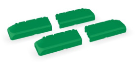 Hinge, ABS, (L x W x H) 100 x 23.4 x 36.5 mm, green, for B 233012/B 273612, 96330009