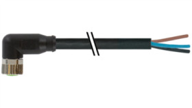 Konektor M8 Żeński Kątowy Z Wolnym Końcem Przewodów 3M 7000-08081-6100300