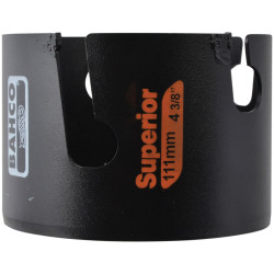 Bahco 3833-111-C Superior&#x2122; Multi Construction Holesaw Carded 111mm