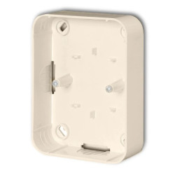 LIZA Puszka montażowa do gniazd podwójnych beżowy 1PA-125