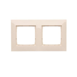 SIMON54 krem DRK2/41 Ramka 2-krotna K-G