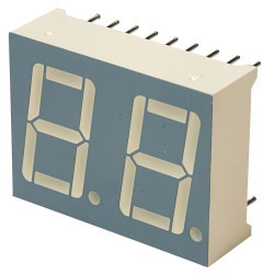 Kingbright DC56-11EWA 14.2mm High Efficiency Red LED Dual Cathode Display