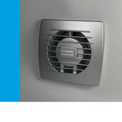 Wentylator domowy Eol 100BSF STANDARD, fi 100 mm, kolor srebrny