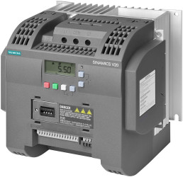Przekształtnik częstotliwości 5.5 kW 3-fazowy 400 V AC 11 A, 12.5 A ModBus RTU USS 0 → 550Hz SINAMICS V20 Modbus