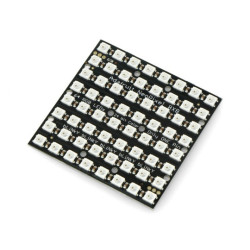 NeoPixel NeoMatrix 8x8 - 64 LED RGB - WS2812B indywidualnie adresowane - Adafruit 1487