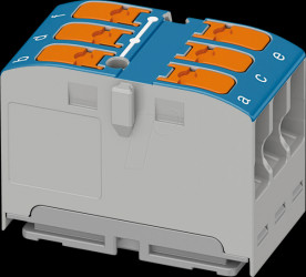 1019565 PTVFIX 6x2.5 distributor block, blue