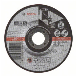 Bosch 2608602389 Cutting Disc 125mm Metal 3-in-1 for Cutting &amp; Grinding