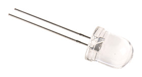 LED, THT, czerwona, 2-Pin, 2,1 V, 15°, Kingbright