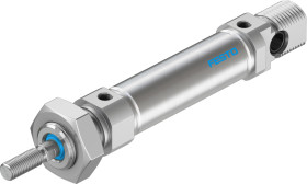 Siłownik pneumatyczny skok: 20mm Festo Ø 16mm dwustronnego działania Action 131mm Elastomer DSNU-16-20-P-A M5