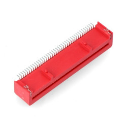 Gniazdo żeńskie 40-pin kątowe dla BBC micro:bit - czerwone