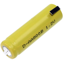 Mexcel 112326 Mexcel Battery AA NiCd 1.2V 800mAh Rechargeable Non-standard