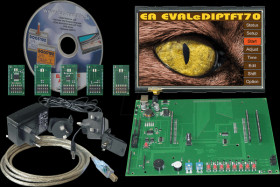 EA EVALEDIPTFT70 Starter kit with 17.8 cm (7") TFT, touch