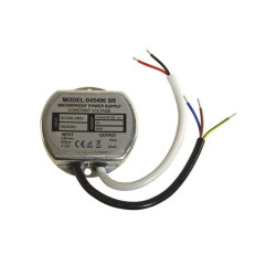 Zasilacz ZI LED 12V/5A IP67 60W Okrągły metalowy do puszki