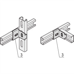 nVent SCHROFF 21120146 Zestaw montażowy 2 szt.