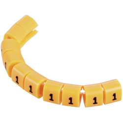 TruComponents 40979 Pre-printed Cable marker 1 OD 3-3.60mm