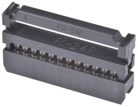 Złącze IDC 24-pinowe 2-rzędowe raster: 2.54mm Żeński Montaż na kablu Wurth Elektronik