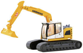 Minis by Lemke LC4267 N Model pojazdu budowlanego Liebherr Kompaktowy łańcuch koparki z łyżką do nasypu