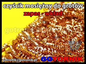 Mosiężny czyścik do grotów - zapasowy wkład (miedziany)