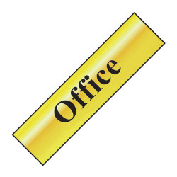 Scan 6010 Office - Polished Brass Effect 200 x 50mm