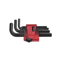 Wera 05021737001 950/9 BM N L-Keys for Hexagon Socket Screws, 9-Piece Set Metric