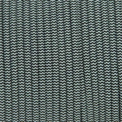 Kabel 2 żyłowy czarno-bialy 2x0,75mm2 1m w oplocie