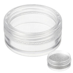 Zakręcany Pojemniczek Plastikowy 3ml Słoiczek Na Ozdoby Próbki