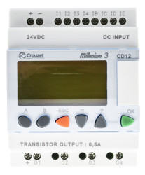 Moduł logiczny Crouzet Millenium 3 8 4 Port szeregowy, USB Analogowy, cyfrowy Tranzystor