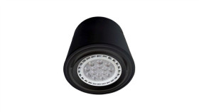 Lampa Sufitowa Tubo Black 1Xar111 (Bez Żarówki) Ml227 Milagro