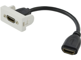 Moduł 1M 22,5x45 HDMI 1.4 20cm Mediabox NEKU