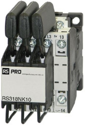 Stycznik 230 V AC RS PRO styki: 3 12,5 kVA 18 A