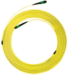 Kabel światłowodowy długość: 75m Z zakończeniem złącze B<B>: MPO złącze A: MPO średnica: 9/125μm Jednomodowy