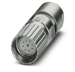 Złącze wielostykowe przemysłowe 9-pinowe M23 Montaż na kablu Gniazdo Phoenix Contact