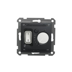 Regulator do ogrzewania podłogowego, czarny antracyt, Sedna Design i Elements SDD114507