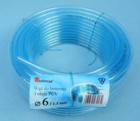6mm WĄŻ DO BENZYNY I OLEJU PCV 1,3mm