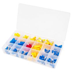 Zestaw konektorów izolowanych 180sztuk w organizerze